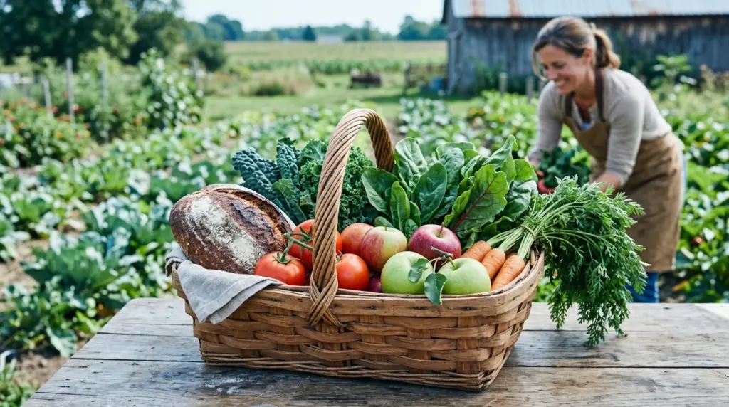 Bio-Produkte: Bio-Gemüse und Früchte